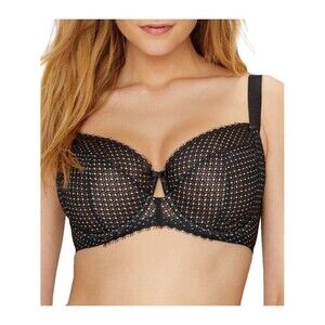 Paramour Womens Dahlia Geo Lace Black Bra Style-115048  34C
